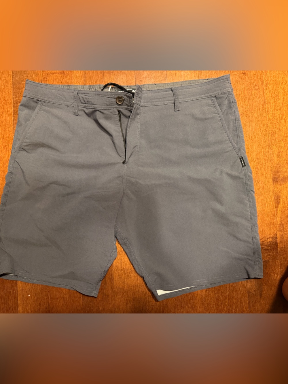 O'Neill Gray Men's Flat Front Casual Shorts